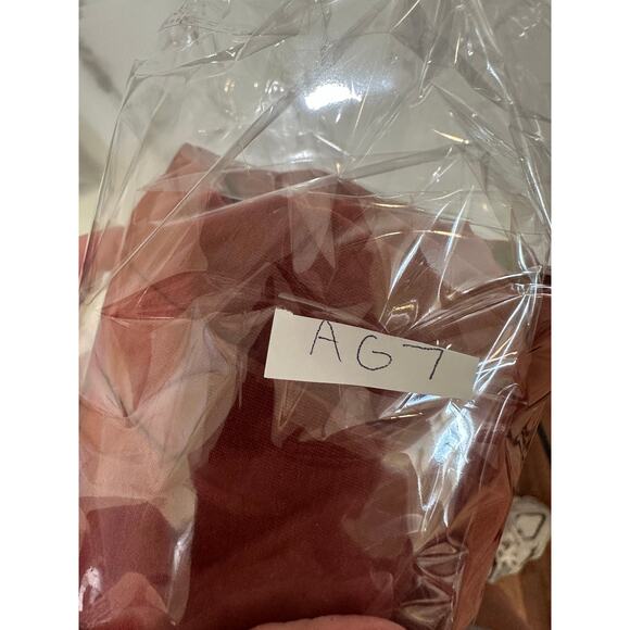 Beyond The Bump Sz M Beyond Yoga Leggings SpaceDye Orange Red Thread Loose - Picture 9 of 9